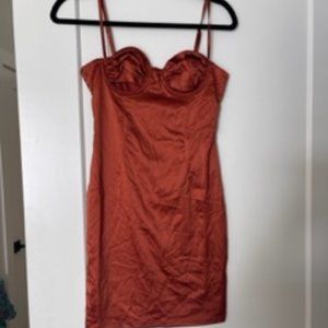 Silk mini dress